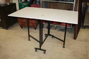 Rolling Clothes Folding Table