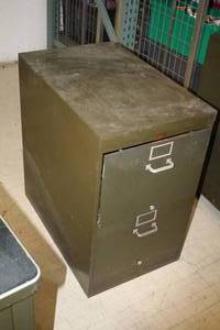 The General Fireproofing Co Metal Fireproof File Cabinet 2-drawer
