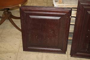 Lot of (2) Wood Cabinet Doors 34x20-58x23-14
