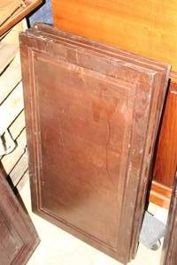 Lot of (4) Wood Cabinet Doors 34x20-58x35-78
