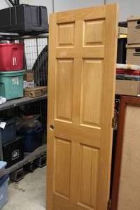 Wood 6-Panel Door 29-34x80