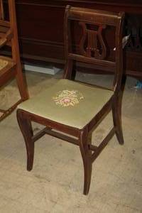 Wood Padded Wood Side Chair
