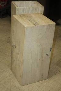 Stone Display Pedestal 14x14x29-34