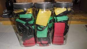 lot 73 image: Lot of 3 Boxer Tie Down 5-Pc Adjustable Belt Elastic Cord with Steel Core Hooks-No.66296
