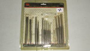 lot 30 image: Illinois Industrial Tool 16pc Industrial Punch and Chisel Set-21050