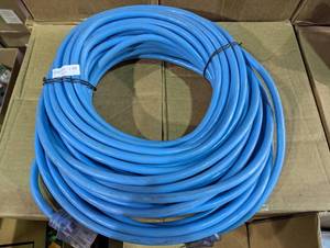 lot 178 image: Century 12GA 100 Foot Extension Cord - Heavy Duty - Blue - Lighted End