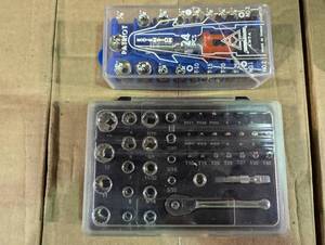 lot 197 image: 66 Piece Specialty Tool Set - 42 Mini Ratchet Set & 24 Patriot Extension Set