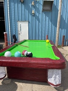 lot 29 image: Inflatable Billiard Table pool table