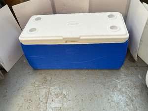 lot 90 image: Coleman Xtreme 150 Quart Single Lid Cooler, Model 52505291