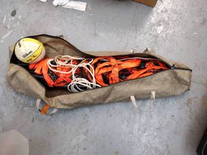 lot 238 image: Volleyball Net in cover. Ball included.