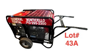 lot 43A image: Honda 11,000 watt generator Model EB11000 with Electric Start