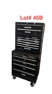 lot 45B image: Craftsman 3 tier level Toolbox On Wheels