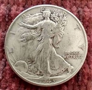 1943 Walking Liberty Half Dollar