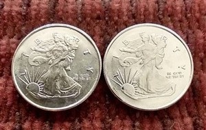 (2) 14 Oz. Silver Rounds