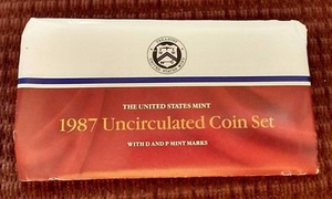 1987 U.S. Mint Uncirculated Set