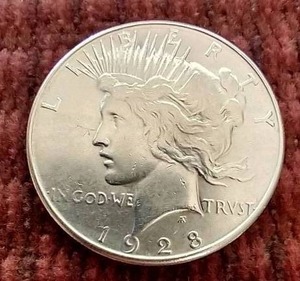 Gorgeous 1928-S Peace Dollar