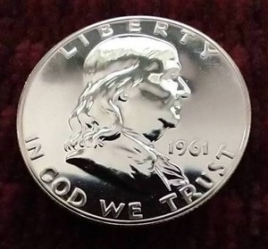 1961 Gem Proof Franklin Half Dollar