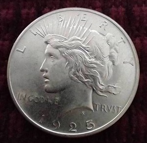Gorgeous 1925 Peace Dollar