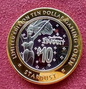 Stardust Las Vegas $10 Silver Strike Gaming Token