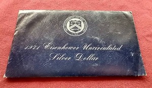 1971 Uncirculated Eisenhower Silver Dollar