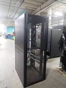 Emptied out Data Cabinet  Will need truck or trailer for removal&nbsp