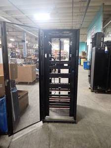 Emptied out Data Cabinet  Will need truck or trailer for removal&nbsp