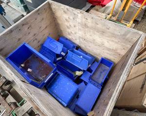 lot 5163 image: Plastic Storage Parts Bins