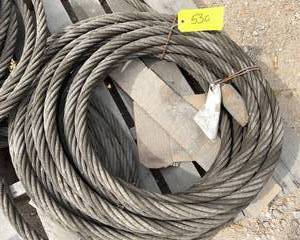 lot 8053C image: Roll of Steel Cable
