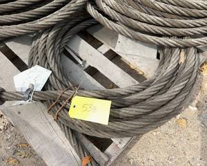 lot 8053B image: Roll of Steel Cable