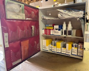 lot 9210 image: First Aid Cabinet