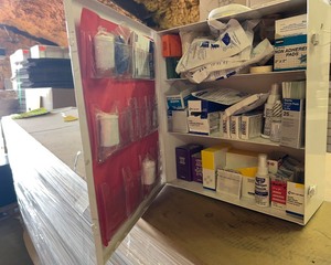 lot 9250 image: First Aid Cabinet