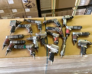 lot 9208 image: Used Sioux and Chicago Pneumatic Air Tools
