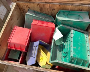 lot 5038 image: Plastic Storage Bins