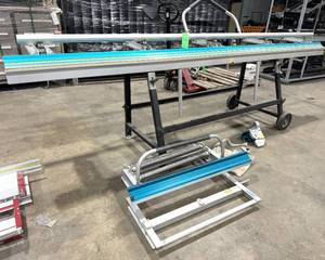 lot 10111 image: Tapco Port-O-Bender Sheetmetal Brake w Accessories (Clear Lake)