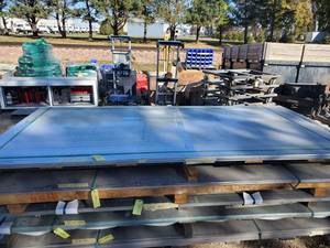 lot 8049B image: 14 Gauge Galvanized Sheet Steel G90 (22- sheets)