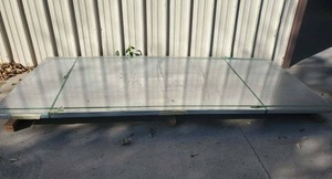 lot 8049 image: 14 Gauge Galvanized Sheet Steel G90 (23- sheets)