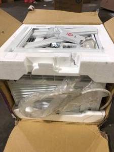 lot 30 image: GE 6,000 BTU 115-Volt Window Air Conditioner for 250 sq. ft. Rooms in White with Remote  Customer Returns See Pictures