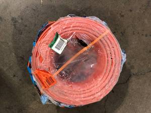lot 32 image: Southwire Cable with Ground, Orange, 103 Awg, 250 ft Retail value $466 customer return see pictures