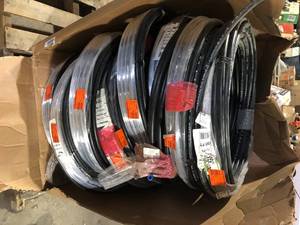 lot 40 image: Lot of Advanced Drainage Systems 12 in. x 100 ft. IPS 125 PSI NSF Poly Pipe  Customer Returns See Pictures