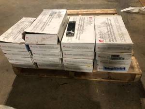 lot 33 image: 16 Boxes of Daltile Brickhaven Onyx 2 in. x 8 in. Glazed Porcelain Floor and Wall Tile (4 sq. ft.Case) Customer Returns See Pictures