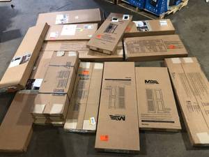 lot 38 image: Lot of Assorted Window Shutters Various Models and Conditions Customer Returns See Pictures