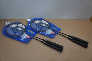 lot 51 image: 2 Eastpoint Two Player Badminton Racket Sets