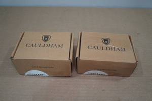 lot 95 image: 2 16-Piece Sets of Cauldham Polished Chrome Cabinet Hardware