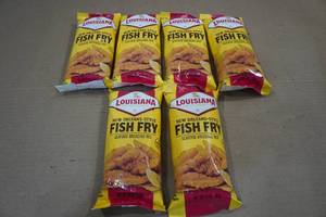 lot 96 image: 6 Louisiana New Orleans Style Fish Fry Breading Mix