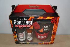 lot 97 image: Gourmet Grilling RubSauce Kit with Bowl and Brush