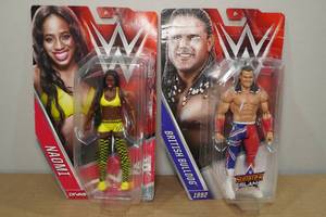 lot 102 image: 2 Vintage WWE Action Figures - Naomi, British Bulldog