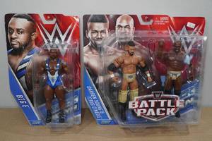 lot 103 image: 3 Vintage WWE Action Figures - Big E, Darren Young, Titus ONeill