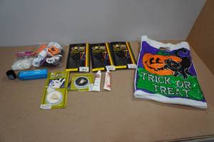 lot 134 image: Assorted Halloween Make-up and Glow Sticks