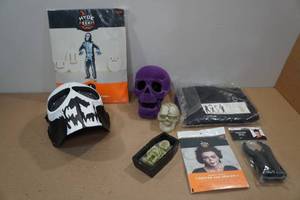 lot 138 image: Assorted Halloween Costumes and Dcor
