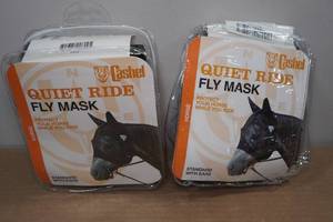 lot 177 image: 2 Cashel Quiet Ride Fly Masks -Horse
